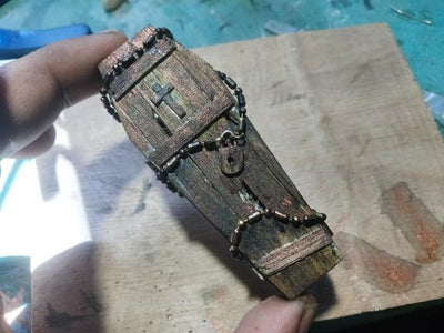 Adding Chain & Lock to the Coffin Box