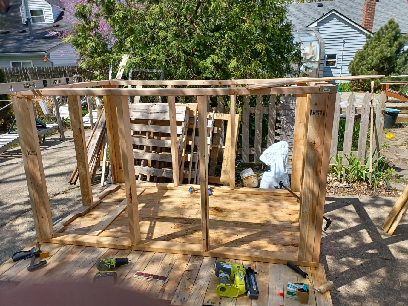 More Framing and the Sheathing