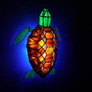 Stained Glass Sea Turtle Lamp
