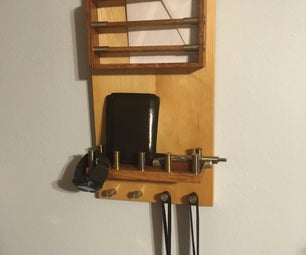 Key and Letter Holder With .38 Cartridges