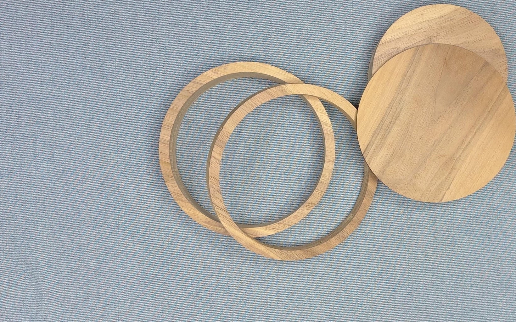 Laser Cut Round Shape for Top and Bottom Sides