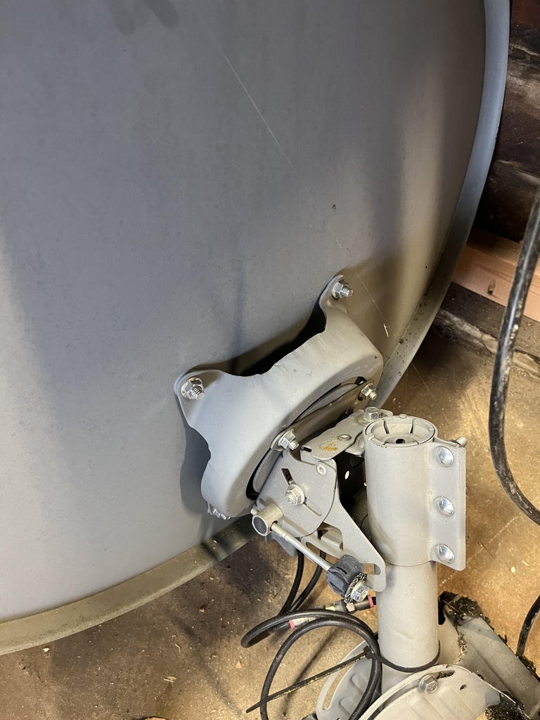 Remove Dish From Mounting Bracket