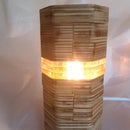 Customizable Plywood and Acrylic Hinged Lamp