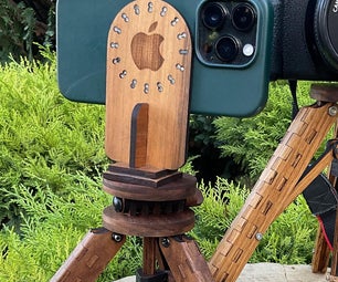 Wooden Mag-Safe Tripod Mount for IPhone