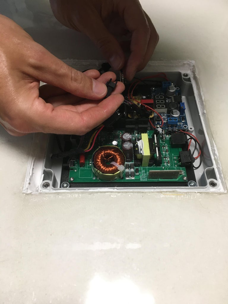 Attaching the Electronics Box