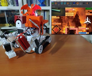 AI-driven Forest Fire Prevention Robot W/ SMS & EZ-Robot